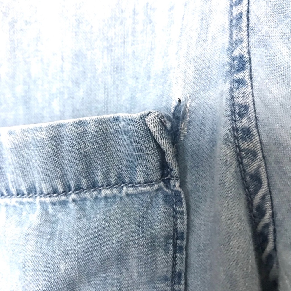 J. Crew Long Sleeve Chambray Button Down Shirt - Picture 5 of 8